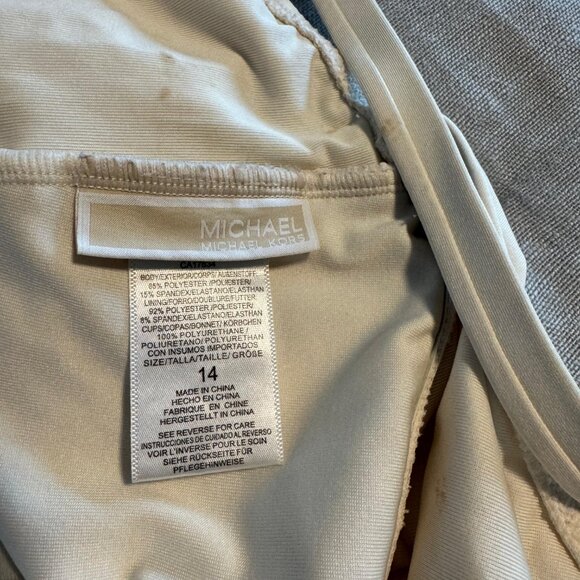 Michael Kors One-Piece Swimsuit – Ivory/Cream – Size 14 - Picture 5 of 7